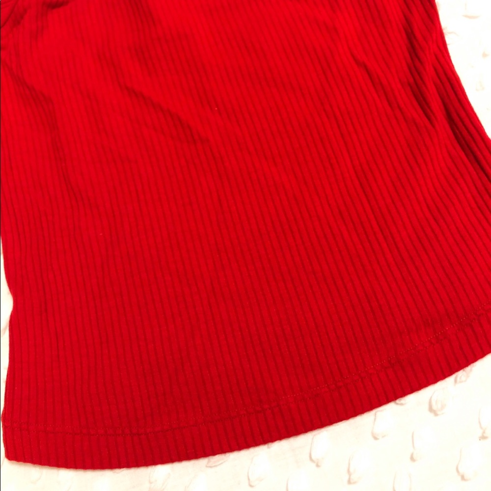 Free People Red Strapless Top - Small - Picture 7 of 8